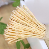 Corde en papier multicolore en gros pour loisirs créatifs, ficelle en raphia, corde en papier pour emballage cadeau, ficelle de reliure, décoration de fête pour la maternelle