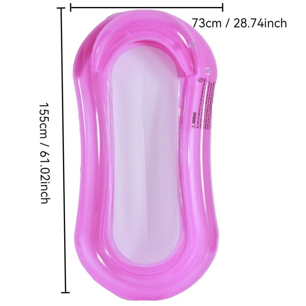 Sillón reclinable morado con almohada.