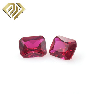 Đá Quý Rời <span class=keywords><strong>Corundum</strong></span> Hồng Ngọc Phòng Thí Nghiệm Cắt Công Chúa Hình Bát Giác Chất Lượng Cao Cho Trang Sức - Product Image 4