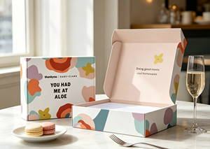 Eco-Friendly Handmade High-End Recyclable <b>Square</b> Paperboard Slotted Boxes with Custom Logo Options - Product Image 6
