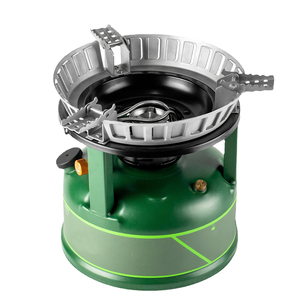 高効率ポータブルスチールバーナー 防風ガソリンキャンプストーブ 自動シンプルスタイル バックパッキング＆キャンプ向け - Product Image 5