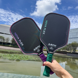 Raquette de pickleball ABPK NOVA Flex <span class=keywords><strong>F2</strong></span> avec surface diamantée, bord électroplaqué, noyau en mousse EPP flottante de 16 mm - Product Image 5