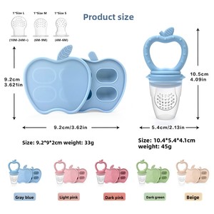 Juguete de goma para la dentición del bebé - Juguete de silicona para la etapa de dentición del bebé - Se puede hervir - Dispositivo anti-mordiscos para la boca - Product Image 3