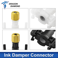 Conector de Amortiguador de Tinta para Cabezal de Impresión MIMAKI JV33 JV5 DX5 DX7 I3200 4720 5113 XP600 TX800, Adaptador de Conector de Amortiguador de Tinta