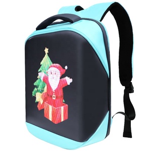 Bolsa Led programable con aplicación inteligente, mochila con pantalla de Visualización de publicidad Led portátil impermeable, mochila escolar moderna con luz Rgb Led - Product Image 2
