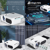 Projecteur M7 4K Smart Android 9.0 OS BT Wifi Vidéo Beamer Business Education Projecteur Full Hd 4k HomeTheater