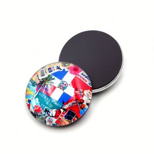 Suministro Directo de Fábrica, Recuerdos con Logotipo Personalizado, Regalo con MOQ Bajo, Recuerdo Personalizado, Imán de Vidrio 3D para Refrigerador - Product Image 2