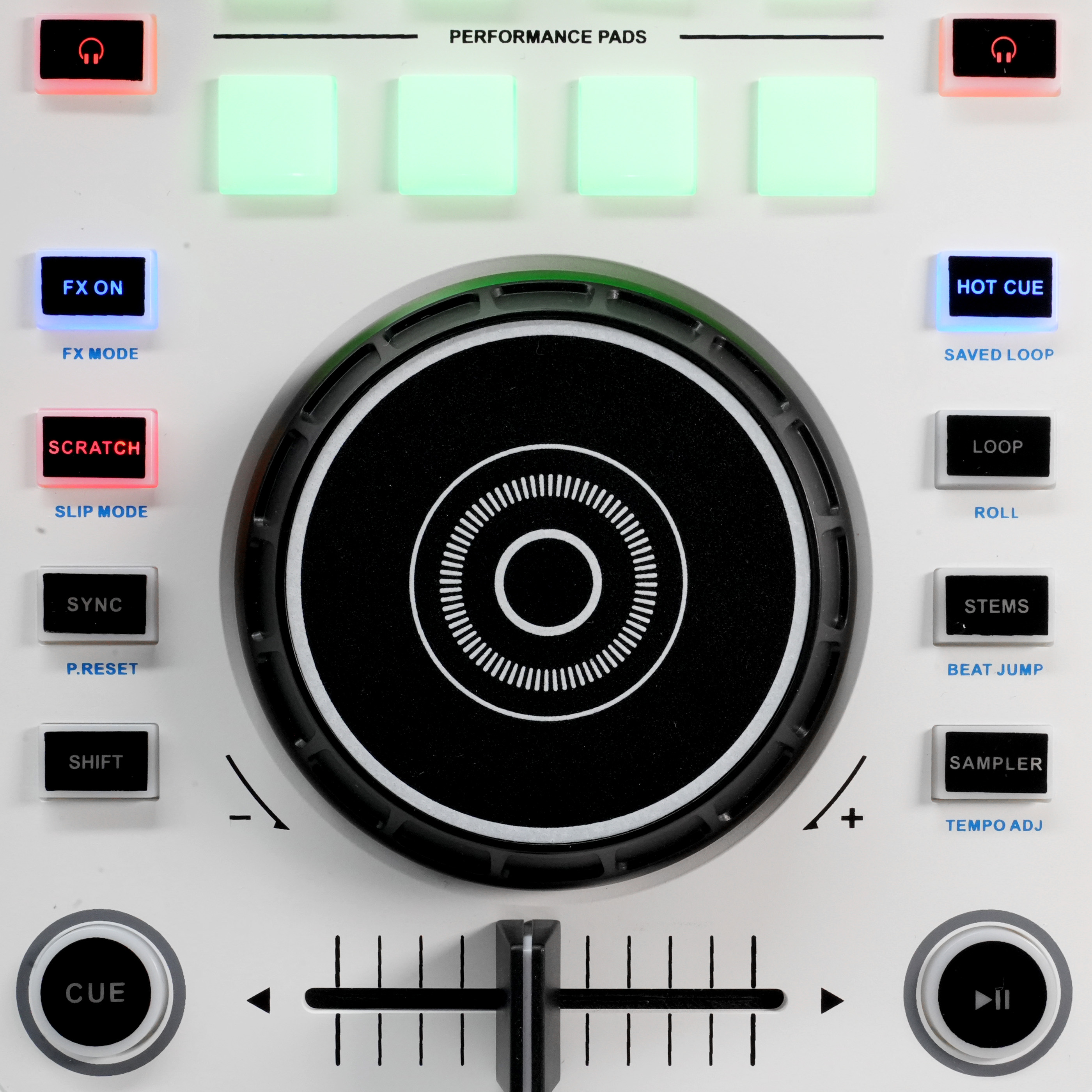 Accuracy Pro Audio MID34 4-Channel DJ Controller & Mixer