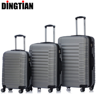 Valise rigide en ABS et polyester 20/24/28 pouces, légère, étanche, avec serrure à combinaison, roulettes silencieuses universelles 4 roues, pour affaires