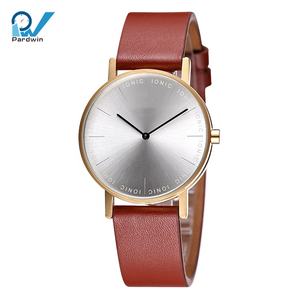 Delle donne in oro rosa orologi in pelle bianca di marca etichetta personalizzata <span class=keywords><strong>orologio</strong></span> - Product Image 6