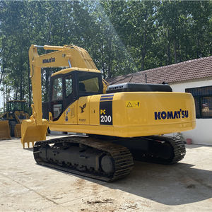 Excavatrice PC200-7 Komatsu de 20 tonnes utilisée avec le nouveau prix de la pelle mobile sur chenilles Caractéristiques des composants de base Pompe à moteur Engrenage moteur - Product Image 1