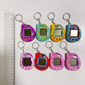 Konsol Game genggam tingkat hewan peliharaan, mainan hewan peliharaan Virtual elektronik untuk anak-anak dengan fungsi memberi makan & Perawatan - Product Image 3