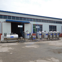Petite machine de pastérisation 100L avec refroidissement au réfrigérateur au Kenya, pasteurisateur de lait de vache shillings