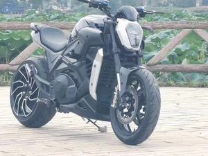 มอเตอร์ไซด์ไฟฟ้าแบบสวิงเดี่ยวที่มีความเร็ว GPS 15000W 140กม./ชม. แบตเตอรี่ลิเธียม72V - Product Image 4