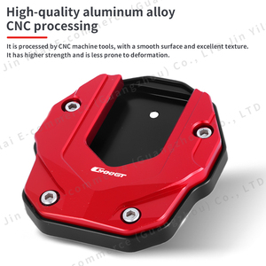 Base de Soporte Lateral de Aleación de Aluminio CNC para Motocicleta, Protector de Pie de Apoyo Ampliado para <span class=keywords><strong>C400X</strong></span> <span class=keywords><strong>C400GT</strong></span>, Piezas de Decoración para Moto, Venta Caliente - Product Image 3