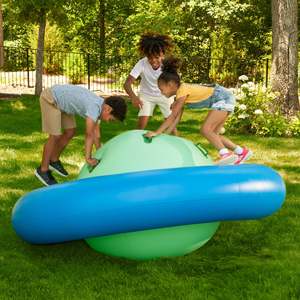 Fun Outdoor Game Aufblasbare Kuppel Rocker Bouncer Roll und Play Seesaw <span class=keywords><strong>Rocket</strong></span> für Kinder - Product Image 2