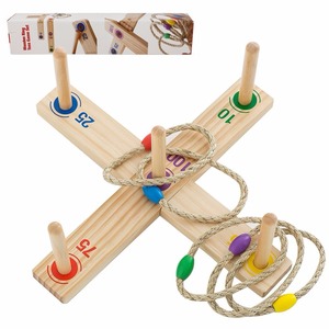 Madera Ring Toss <span class=keywords><strong>juego</strong></span> césped juegos al aire libre para acampar y Carnaval - Product Image 1