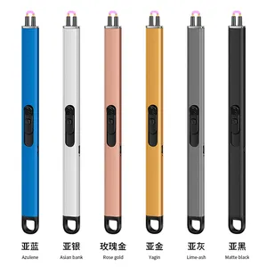 Branded Electric Pen Lighter Usb Charging Plasma Lighter For Candle Cigarette Festival Gift