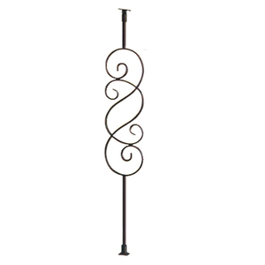 Rambarde — escalier personnalisé en fer forgé pour escaliers, balustrade de luxe en <span class=keywords><strong>métal</strong></span>, en <span class=keywords><strong>bois</strong></span> - Product Image 6
