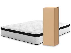 Cama Queen Moderna Tipo Sleigh y Colchón Híbrido de 12 Pulgadas con Espuma Viscoelástica Ultra Suave y Resortes Encapsulados, Fácil de Instalar - Product Image 4