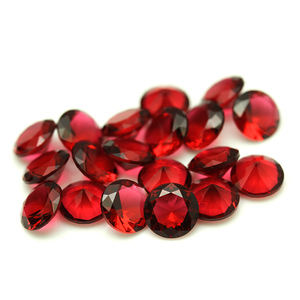 10MM cina fabbrica rotonda diamante sfaccettato macchina taglio <span class=keywords><strong>verde</strong></span> sintetico/smeraldo pietra di vetro pietre sciolte all'ingrosso - Product Image 6