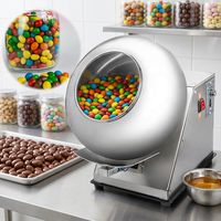 Petite machine de fabrication de dragées et de revêtements en sucre pour chocolat, amandes et cacahuètes, avec moteur de broyage de cacahuètes, à vendre