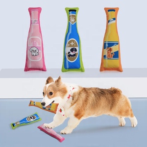 Giocattoli per Cani in Peluche Personalizzati a Forma di Bevanda, Resistenti ai Morsi e con Suono, per Masticare - Product Image 1