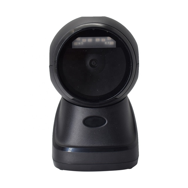 Desktop Million Pixels 2D Wired Barcode Scanner Platform  Automatic Qr Code Scanner With square Design