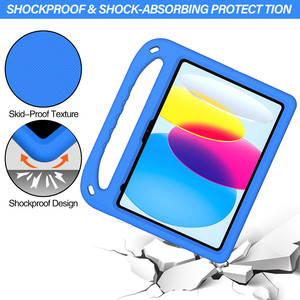 Funda Protectora para <span class=keywords><strong>iPad</strong></span> 11 A16 11ª y 10ª Generación, Resistente a Impactos, <span class=keywords><strong>de</strong></span> EVA, con Asa y Soporte Plegable, Ligera, Directo <span class=keywords><strong>de</strong></span> Fábrica - Product Image 2