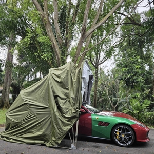 Abri de <span class=keywords><strong>voiture</strong></span> pliable mobile personnalisé et durable, grand abri portable pour voitures, garages extérieurs, tentes de <span class=keywords><strong>voiture</strong></span> - Product Image 3