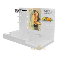 Présentoir promotionnel pour lunettes en plexiglas acrylique OEM Porte-lunettes Support de comptoir pour lunettes de soleil