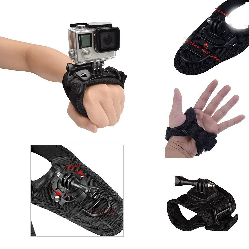 快適なユニバーサルフリーアクションカメラハンドマウント、GoPro Hero 