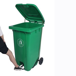 Factory Direct Sales Plastic Dustbin 120L Wheelie Can Waste Recycle Bin
