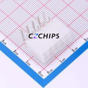 DLL-5569-10AWS Wire-to-Board Pin Header Bent Lead Through Hole,P=4.2mm Connector 2x5P 4.2mm Right Angle Insert 10P - Product Image 1