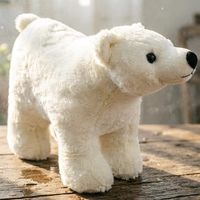 Jouets en peluche mignons : Ours polaire et phoque corpulent, en coton doux, rembourrés de coton PP, personnalisables, unisexe, vente en gros