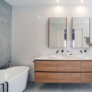 Meilleur classement, lavabo de salle de bain mural de haute qualité, petit, avec cascade, avec baignoire - Product Image 3