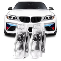 Nouveau projecteur de lumière de porte de voiture WIITECH 2 pièces, logo personnalisé, lumières LED pour BMW séries 1/2/3/4/5/6/7/X/Z/M/GT
