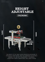 FXJ5050 Bropac Semi Automatique Bande Carton boîte Scellant Boîte Cas Scellant Ruban Machine À Sceller