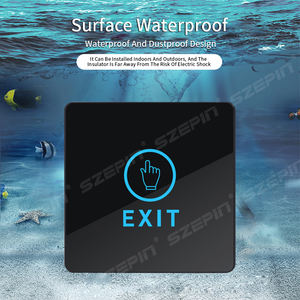 Bouton de sortie à capteur tactile pour contrôle d'accès, avec LED, à montage en surface, pour système de contrôle d'accès - Product Image 4