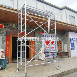 OEM giá rẻ giàn giáo chủ dễ dàng cài đặt Thang nhôm giàn giáo di động cho xây dựng - Product Image 4