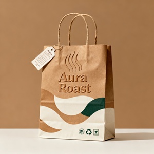 Bolsas de Papel Kraft Personalizables con Asas Resistentes para Compras y Empaque de Regalos - Product Image 4