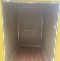 Conteneur de stockage robuste en acier de 20 pieds avec 4 portes à enroulement pour équipement extérieur, résistant aux intempéries