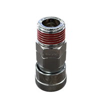 Raccord rapide hydraulique anti-fuite en acier chromé zingué, type fileté, pour équipement de construction. JHI-12SM