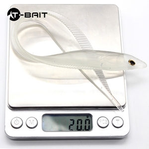 15cm 28cm barca pesca nastro bianco pesce trasparente coda di capelli morbido pesce pesca pesca esche artificiali anguilla <span class=keywords><strong>per</strong></span> il luccio - Product Image 5