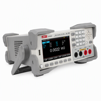 UNI-T UT3516+ Micro-ohmmètre de paillasse, testeur de faible résistance CC, quatre ports de test, affichage frontal, commandes par clavier, modèle de table