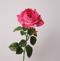 Décorations de table de luxe légères Austin Juliet de haute qualité au toucher réel, roses artificielles hydratantes, bouquets de mariage