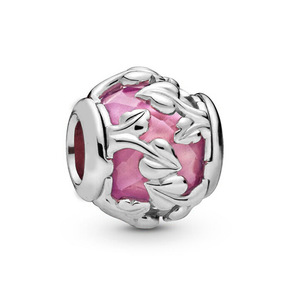 Nuove Perline a Cuore Rosa all'Ingrosso per Creazione di Gioielli, Perline e Charm a Tema Amore per Bracciali, Accessori per Bracciali in Lega Metallica - Product Image 5