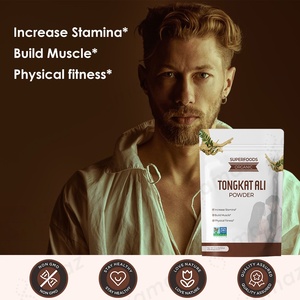 Pó Premium de Extrato de <span class=keywords><strong>Tongkat</strong></span> <span class=keywords><strong>Ali</strong></span> da Amaz Private Label, Pó Puro de Eurycoma Longifolia Jack para Suporte à Saúde e Energia Masculina - Product Image 3