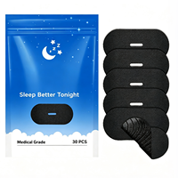 Bandelettes buccales en coton pour le sommeil, emballage personnalisé, bandelettes douces pour la bouche pour adultes, OEM, marque privée, vente en gros, usine