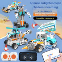 320 pièces Kit de robotique STEM avancé 9 modes programme de construction APP télécommande éducatif en plastique bloc de construction jouet pour enfants